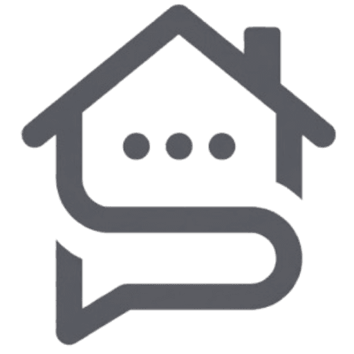 The Ackee.ai logo: a house outline with a chat bubble inside it, signaling a conversational AI search experience for real estate.